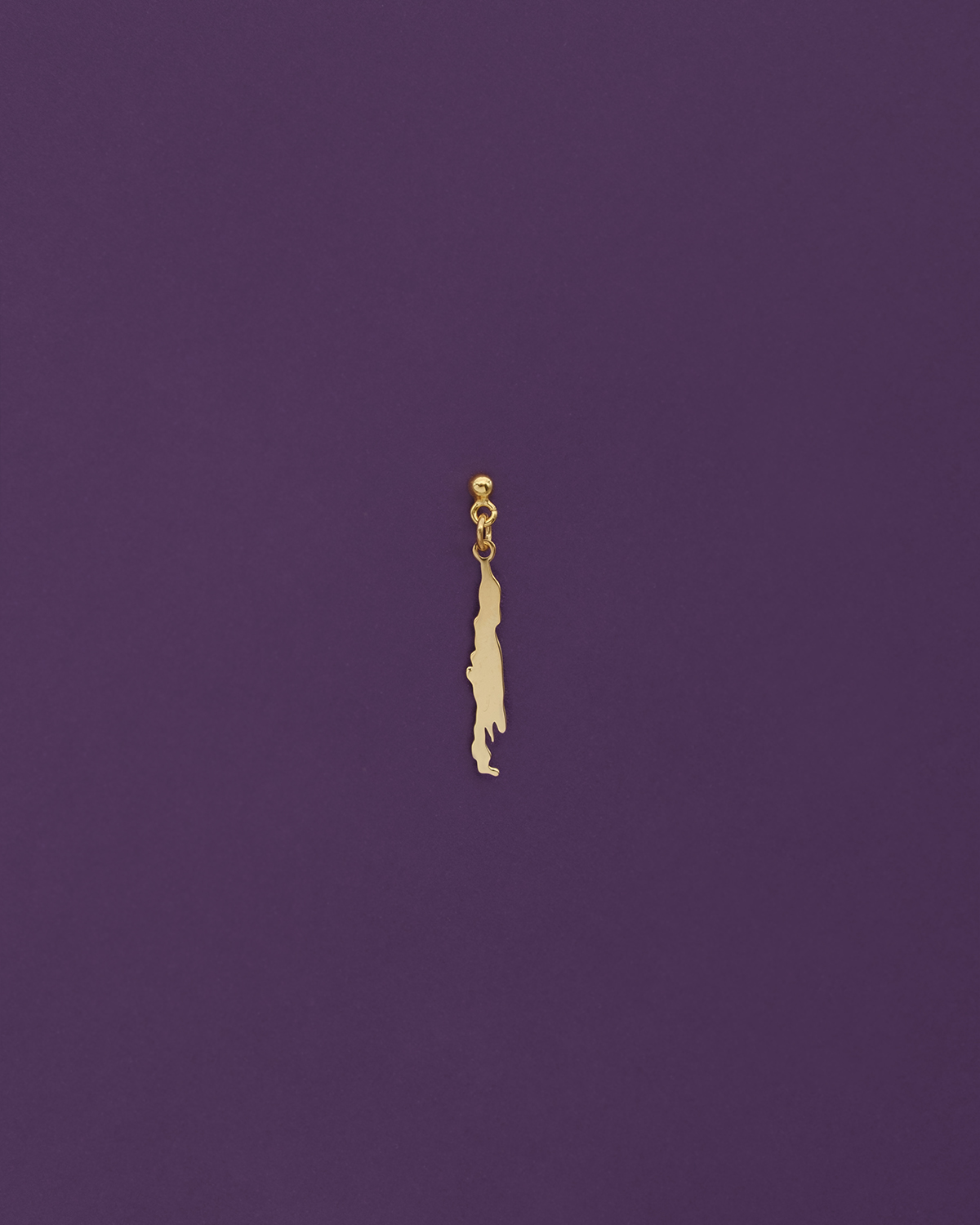 ugljan kratka naušnica gold